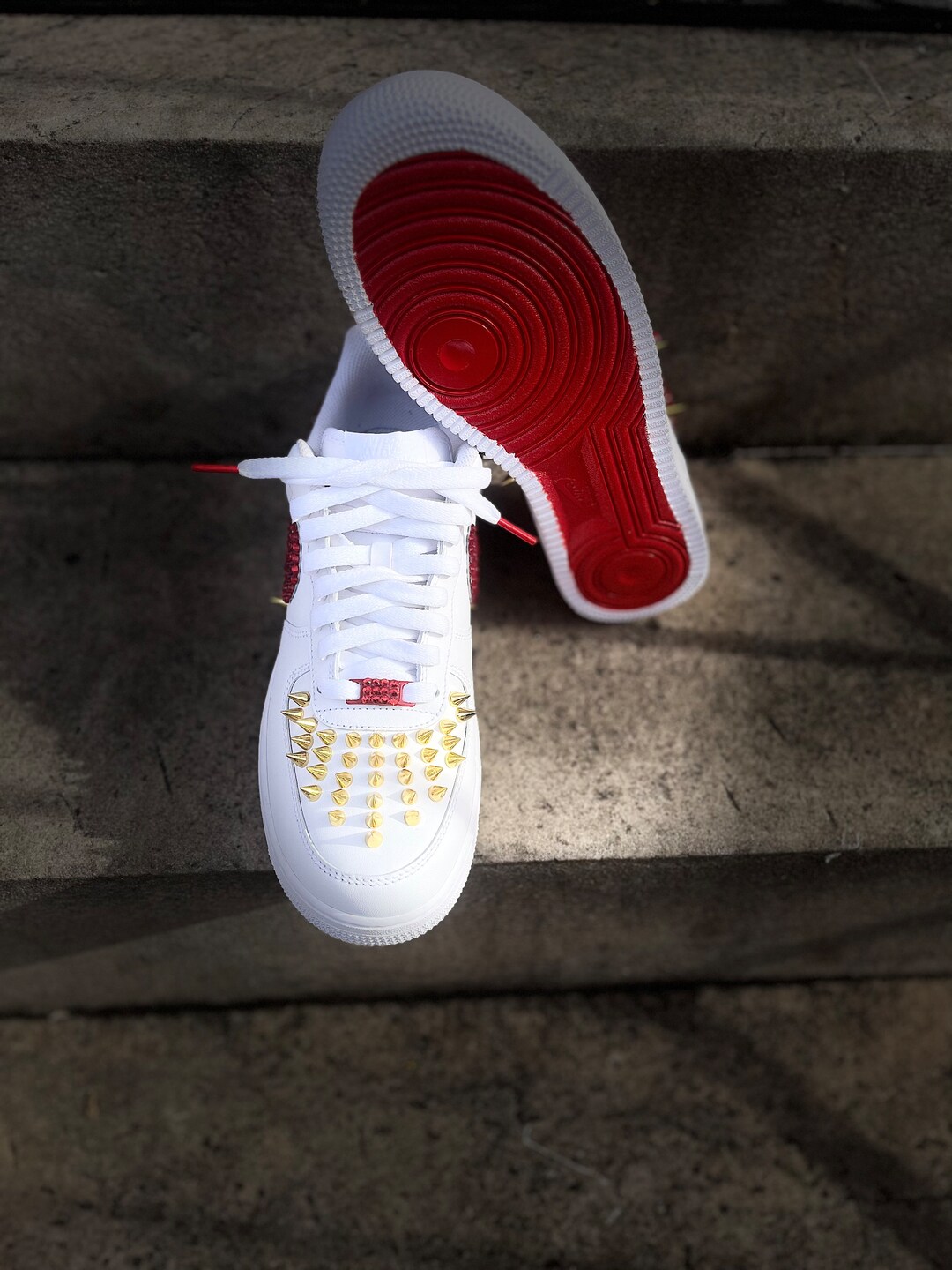 red bottom air force 1