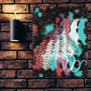 Venom Splatter Wandkunst, Venom, Digitaler Download, druckbare, Wandkunst, Originalkunst, digitale Kunst, druckbare Wandkunst, jpg