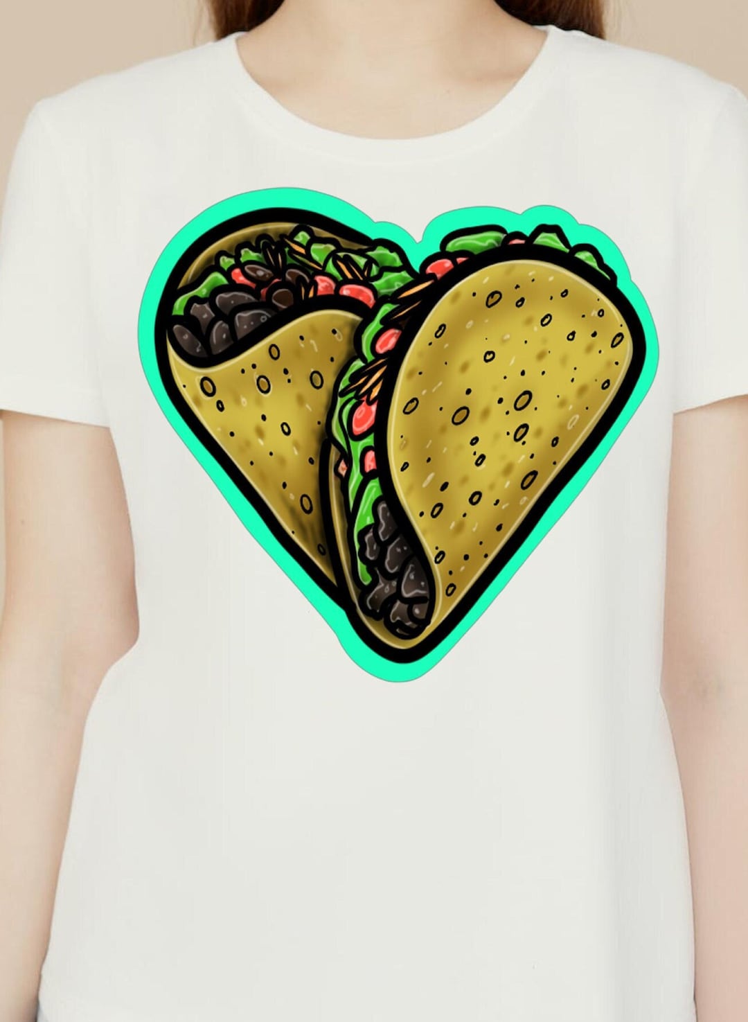 Taco Heart Png, Heart Shaped Taco, Taco Lover, I Love Tacos, Hearts