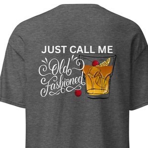 Old Fashioned Cocktail Graphic T-Shirt: Men&#39;s Drinking Tee