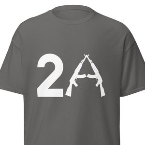 2A With AK 47s - Men&#39;s Graphic Design Tshirt