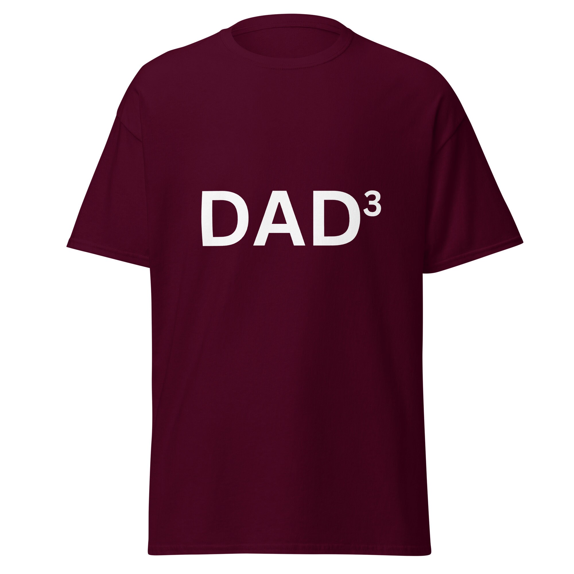 Dad To The 3RD Power Men s Graphic Design Tshirt Etsy
