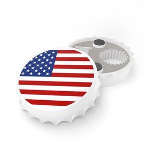 American Flag - Magnetic Graphic Bottle Opener