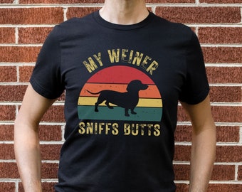 Camisa de perro divertido Dachshund Tee Funny Dog Lover TShirt Humorous Tee Dog