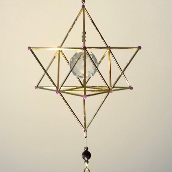 Merkaba,  Tetrahedron star, Sacred Geometry, Himmeli, Escultura geometrica, Platonic solids, Meditación, Kinetic Art, Interior Design.