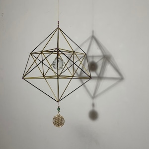 Metatron cube, 3D, Sacred geometry, Platonic solids, Himmeli, Geometric sculpture, Interior decoration, Meditation, Merkaba,