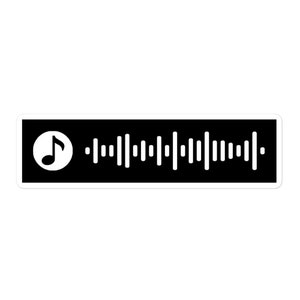 Rick Rolled Sticker - Funny high quality vinyl sticker - Scan me decal - Music Code