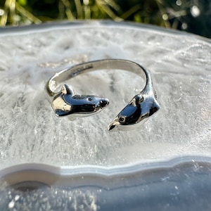 Dolphin Sterling Silver Ring