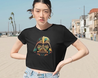 Darth Vader, Star Wars Shirt, Tiki Shirt, Women, Cropped shirt