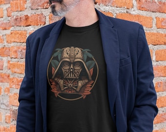Tiki, Darth Vader Shirt, Star Wars, Disney Shirt, Unisex Shirt, Darth Vader Surfer, Retro Disney Star Wars, Star Wars Artwork