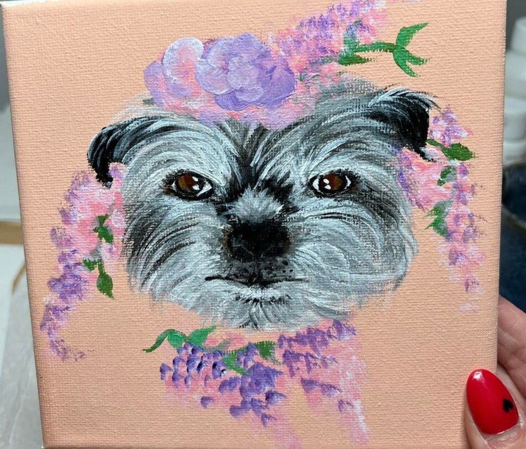 Hand Painted Pet Portraits Etsy