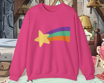 Mabel Shooting Star Sweatshirt, Gravity Falls inspiriert
