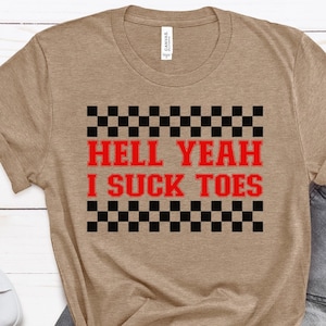 Camiseta "Demonios, sí, soy un asco", camiseta "Desquiciado", camiseta ofensiva, camiseta inapropiada, camisetas de grupo, camiseta divertida de aeropuerto, camiseta de vacaciones, camiseta de intercambio de camisetas Heather Tan