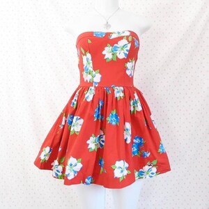 hollister red floral dress Hollister Red Floral Dress