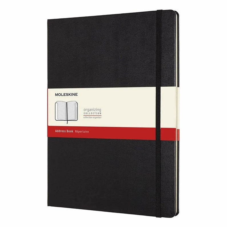 Moleskine Address Book Hard Cover Pocket/large/extra Large Size Etsy UK