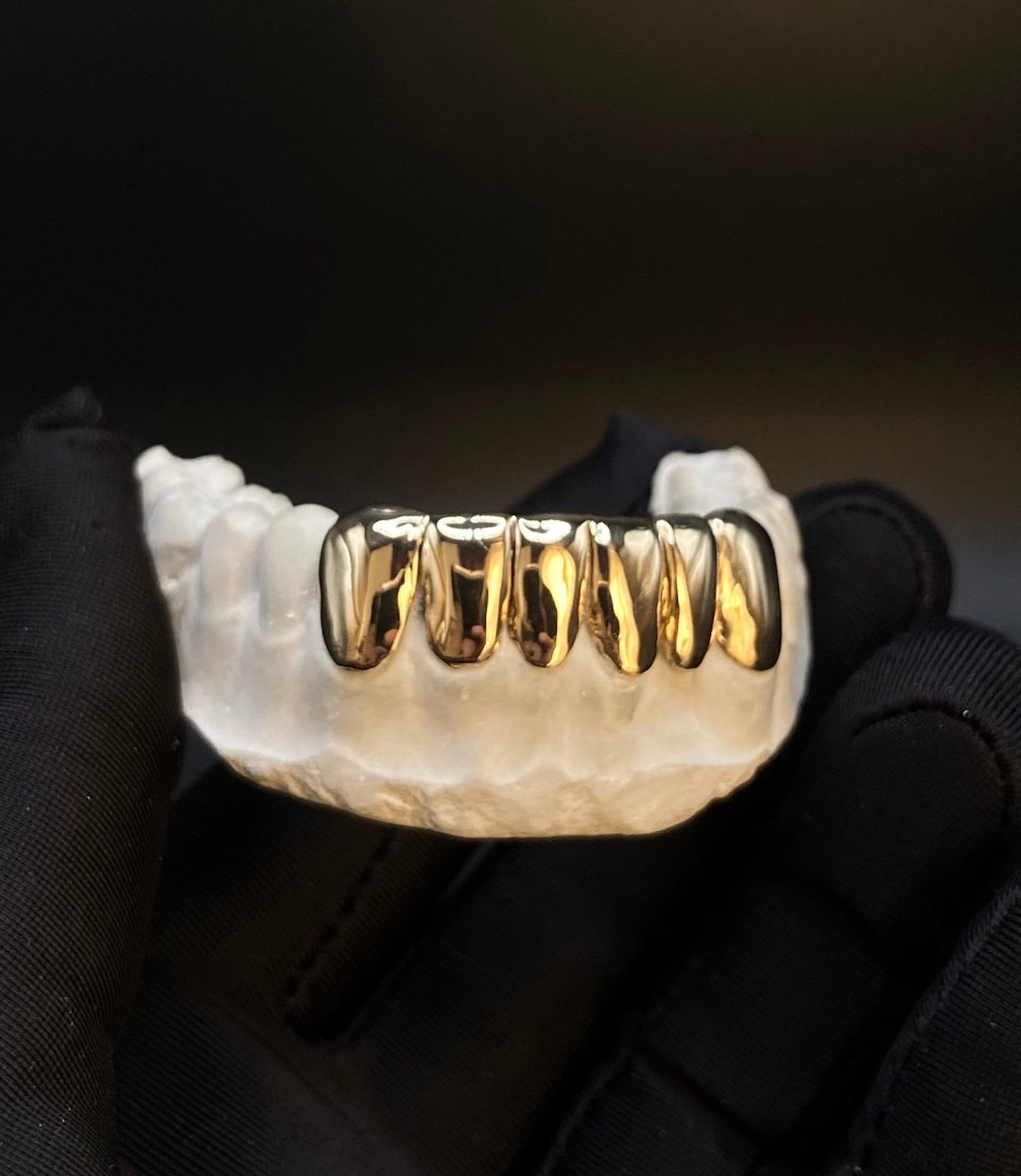 Solid Gold Grillz Etsy