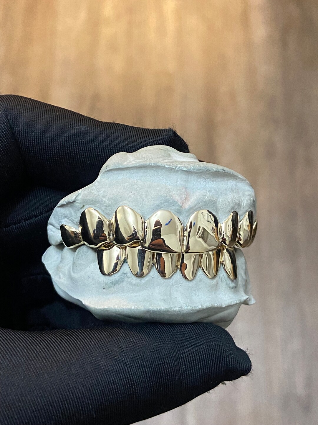 Solid Gold Grillz Etsy
