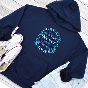 Moletom com capuz para nadador, design inspirador, suéter retrô para natação de inverno, aquaternos quentes, suéter com capuz, presente aconchegante para natação, temporada de natação de inverno, moletom aconchegante