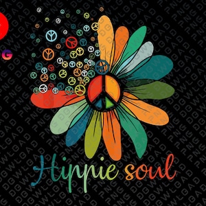 Hippie Soul Psychedelic digital file png