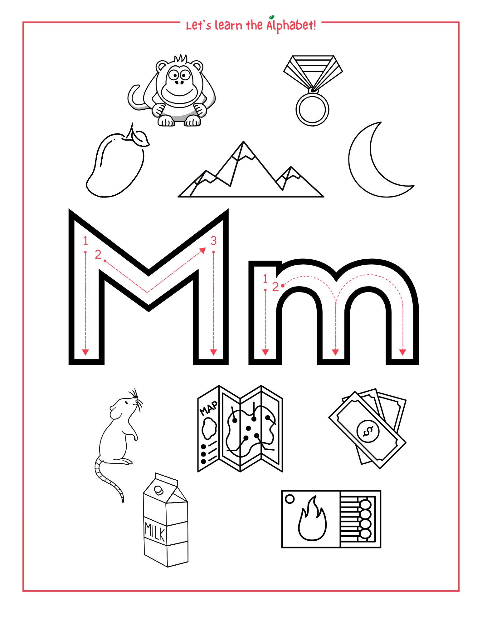 ABC Printable, Learning, Pre School Fun, Abc's, Tracing - Etsy