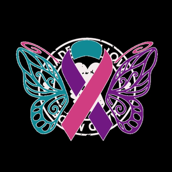 Thyroid Cancer Awareness Vinyl Decal