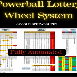 Powerball Wheel System Arkusz kalkulacyjny Google - Zoptymalizuj swoją strategię loterii (2025)