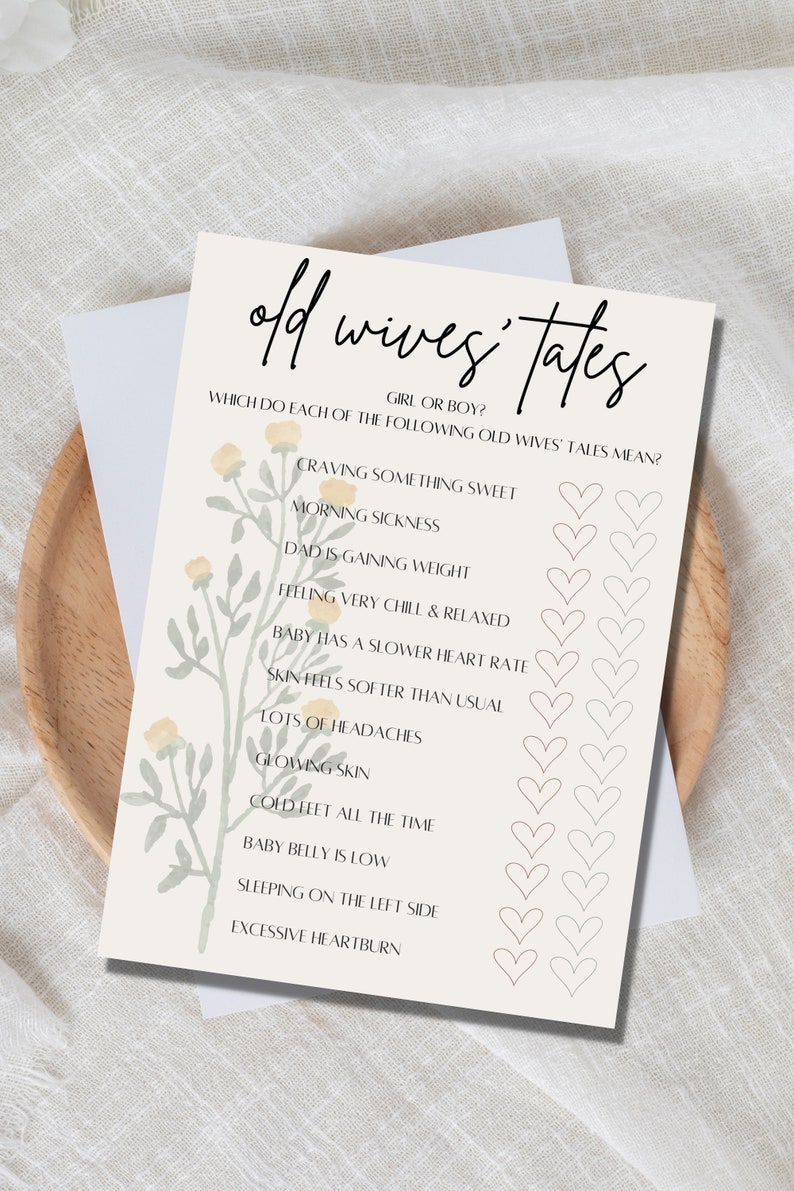 Baby in Bloom Baby Shower Game Bundle, Wild Flower Baby Shower Games