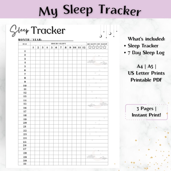 The daily wire| bullet journal stencil | A5 planner insert| Weekly bullet Journal | Dream Journal| Sleep tracker| Wellness journal| Mood