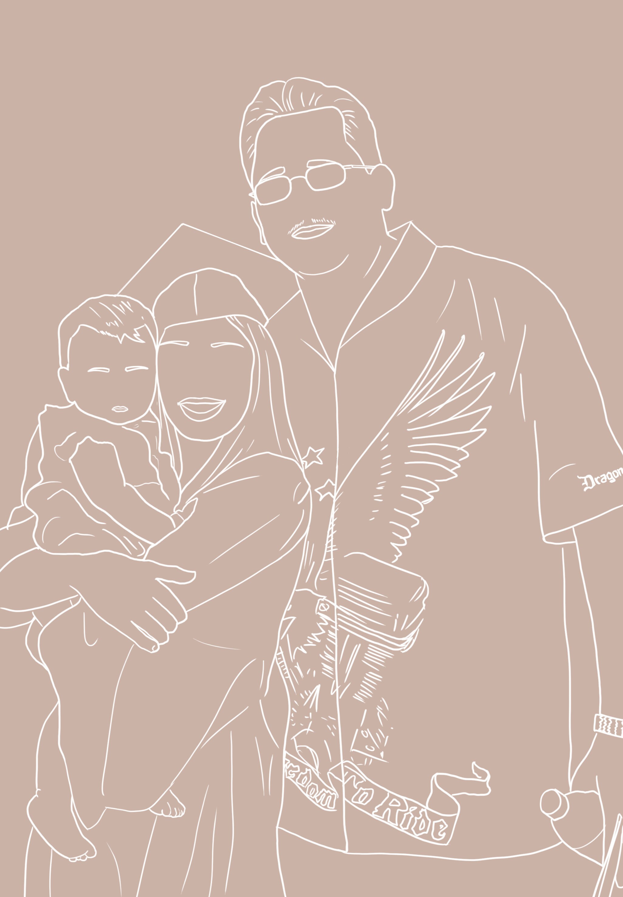 Customised Drawings Custom Line Portrait Drawings - Etsy