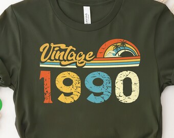 33e verjaardag cadeaus shirt, vintage 1990 verjaardag shirts, 33 T shirt, 33e verjaardag cadeaus voor mannen, 33e verjaardag cadeaus voor vrouwen