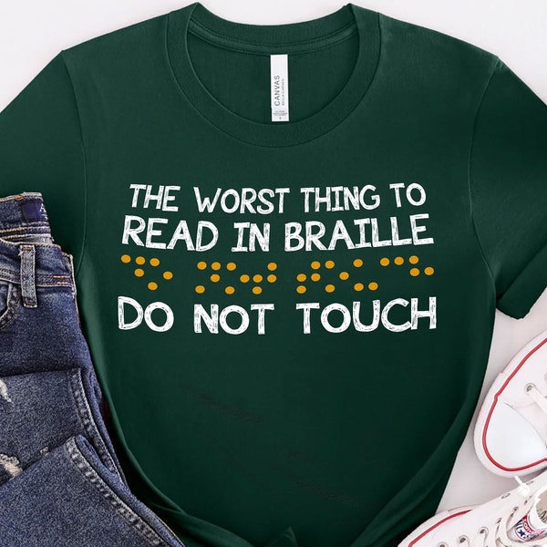 Do Not Touch Braille Etsy
