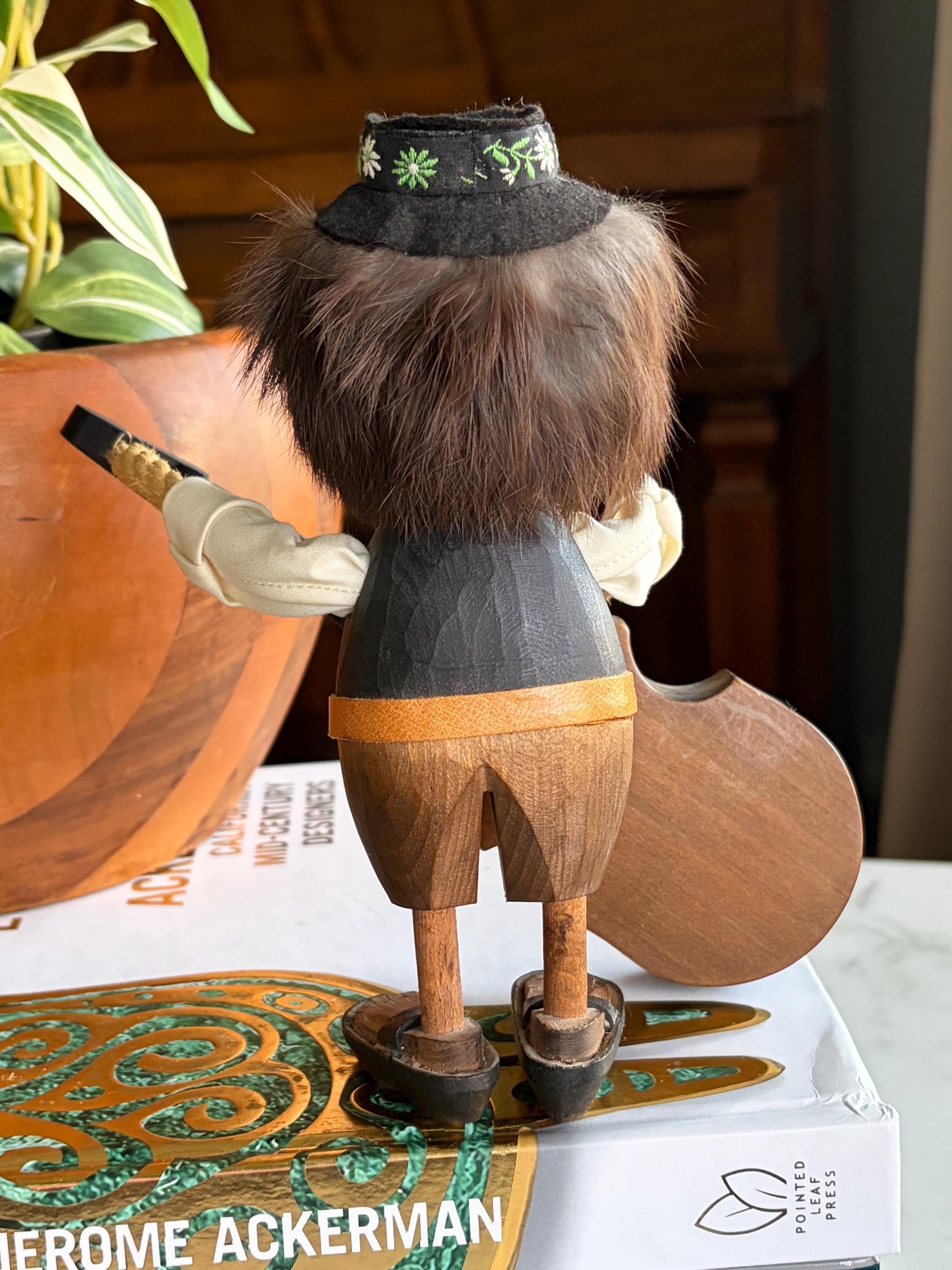 Wooden Carved Musician Figurine, Casy Boys, C. Casagrande - Etsy