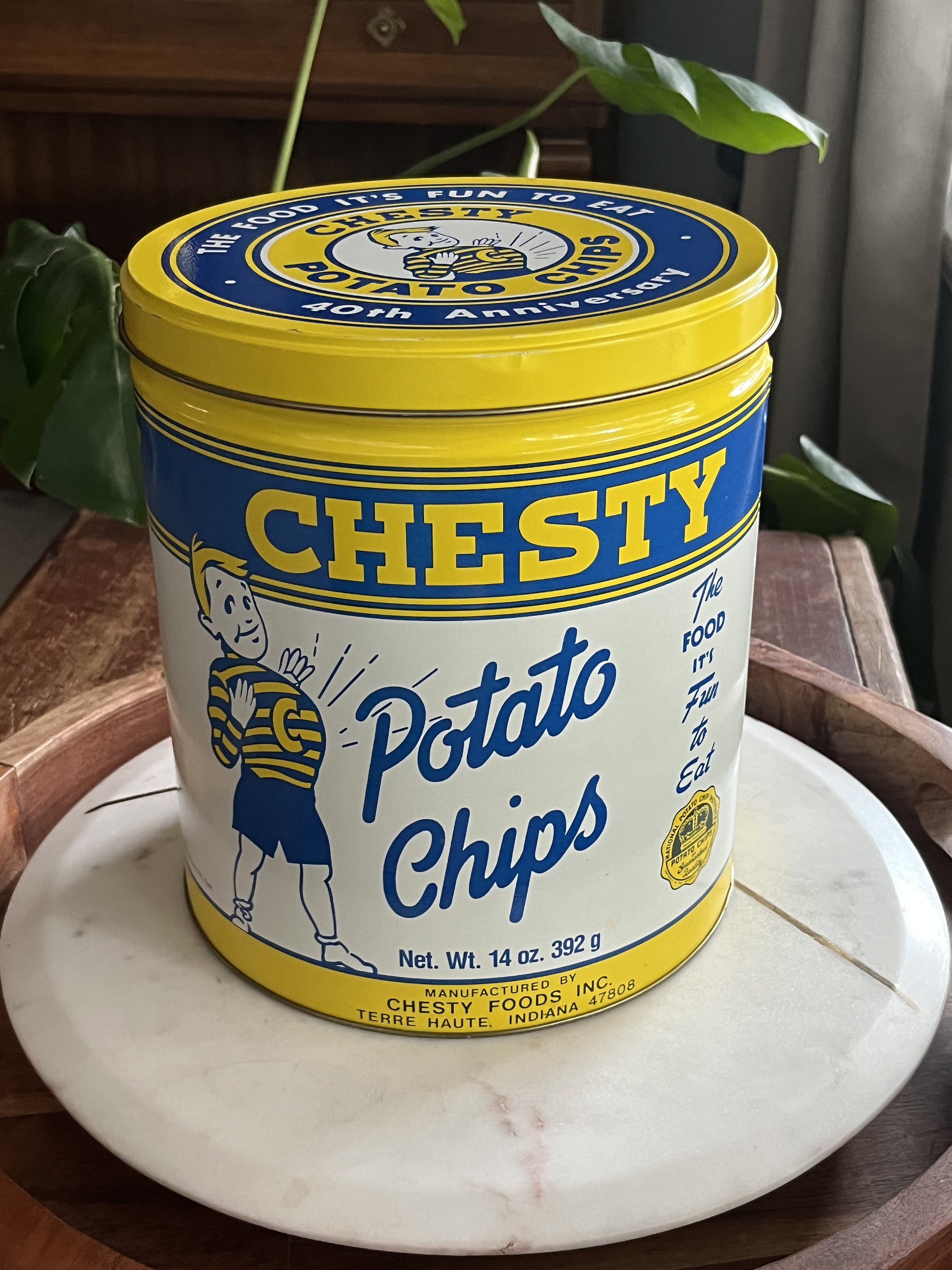 アンティーク缶　ヴィンテージ缶 ⑦ POTATO CHIPS アンティーク缶 ヴィンテージ缶 ⑦ POTATO CHIPS