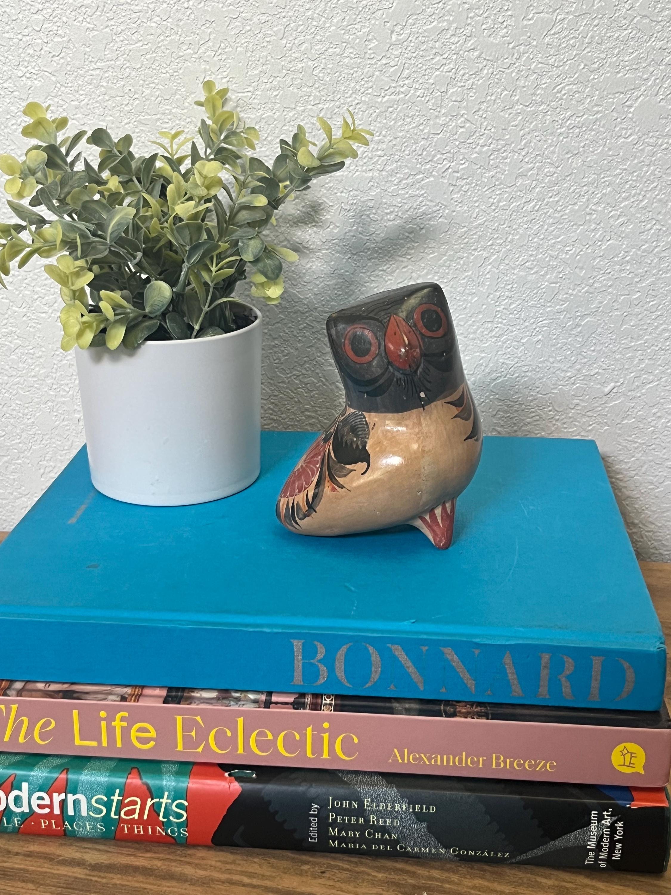 Tonala Pottery Owl, made in Mexico