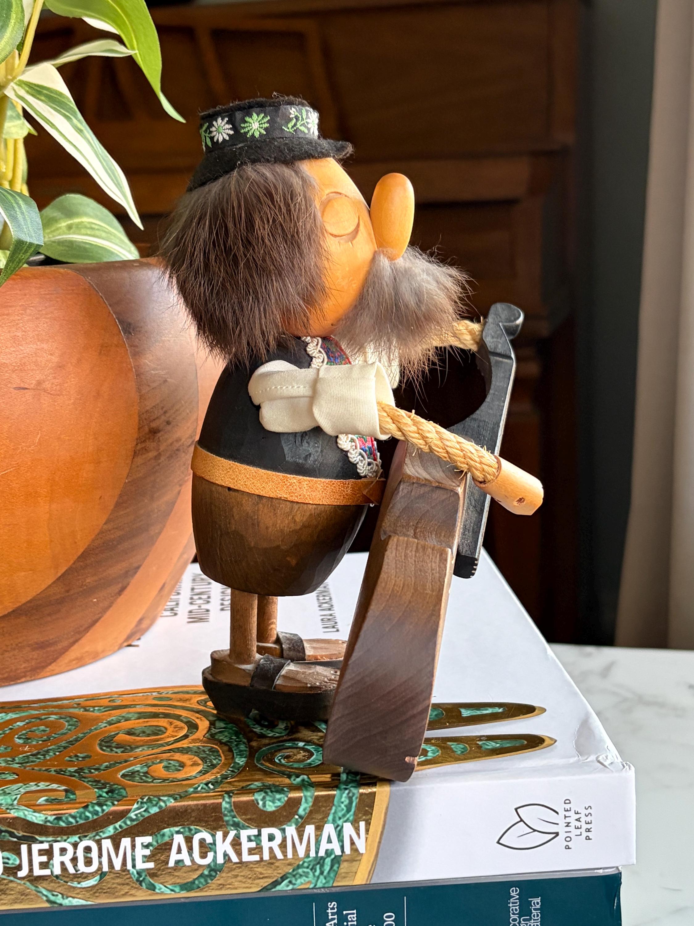 Wooden Carved Musician Figurine, Casy Boys, C. Casagrande - Etsy