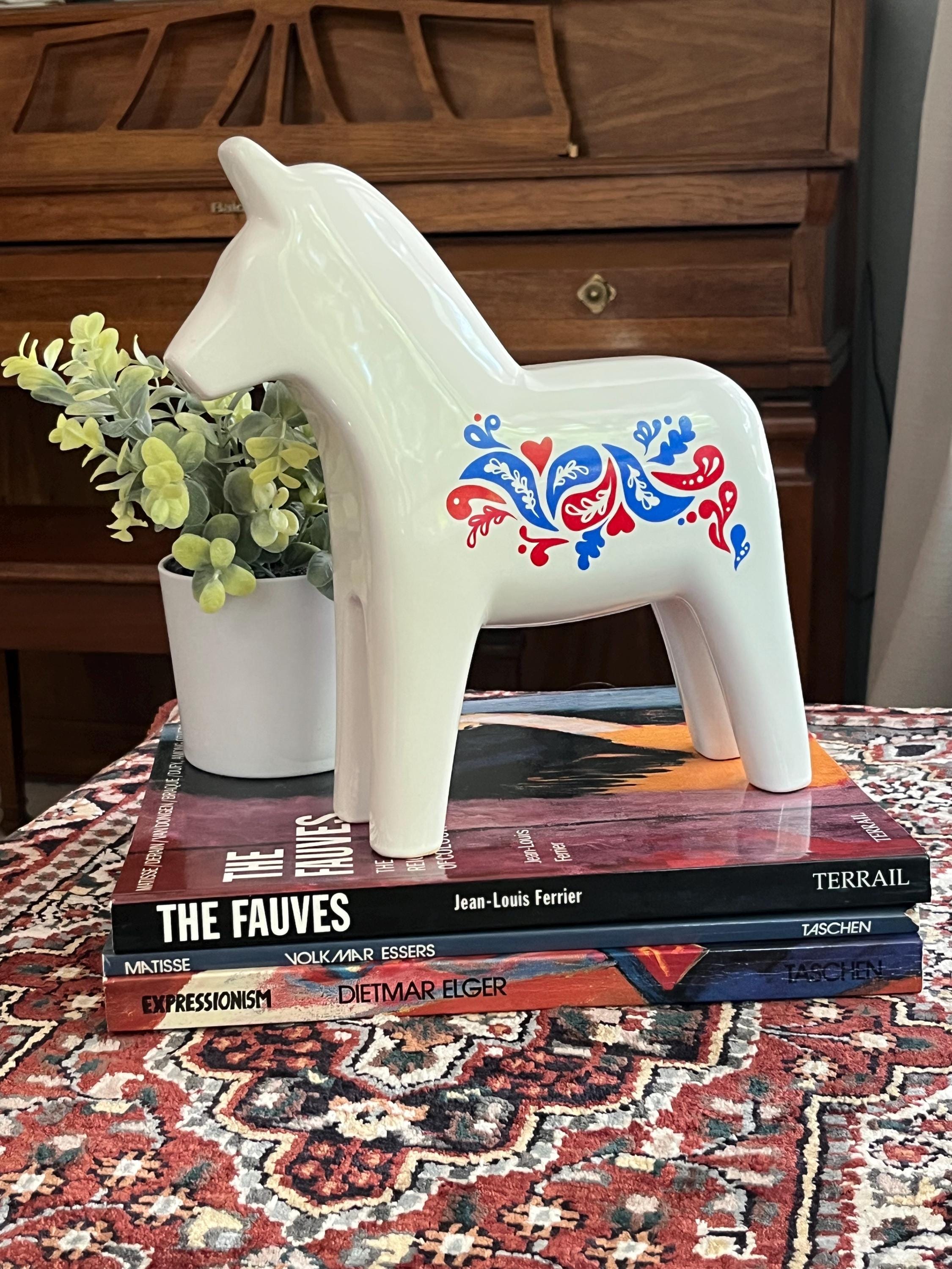 Ikea Vinterfest Ceramic Dala Horse, Limited Edition - Etsy