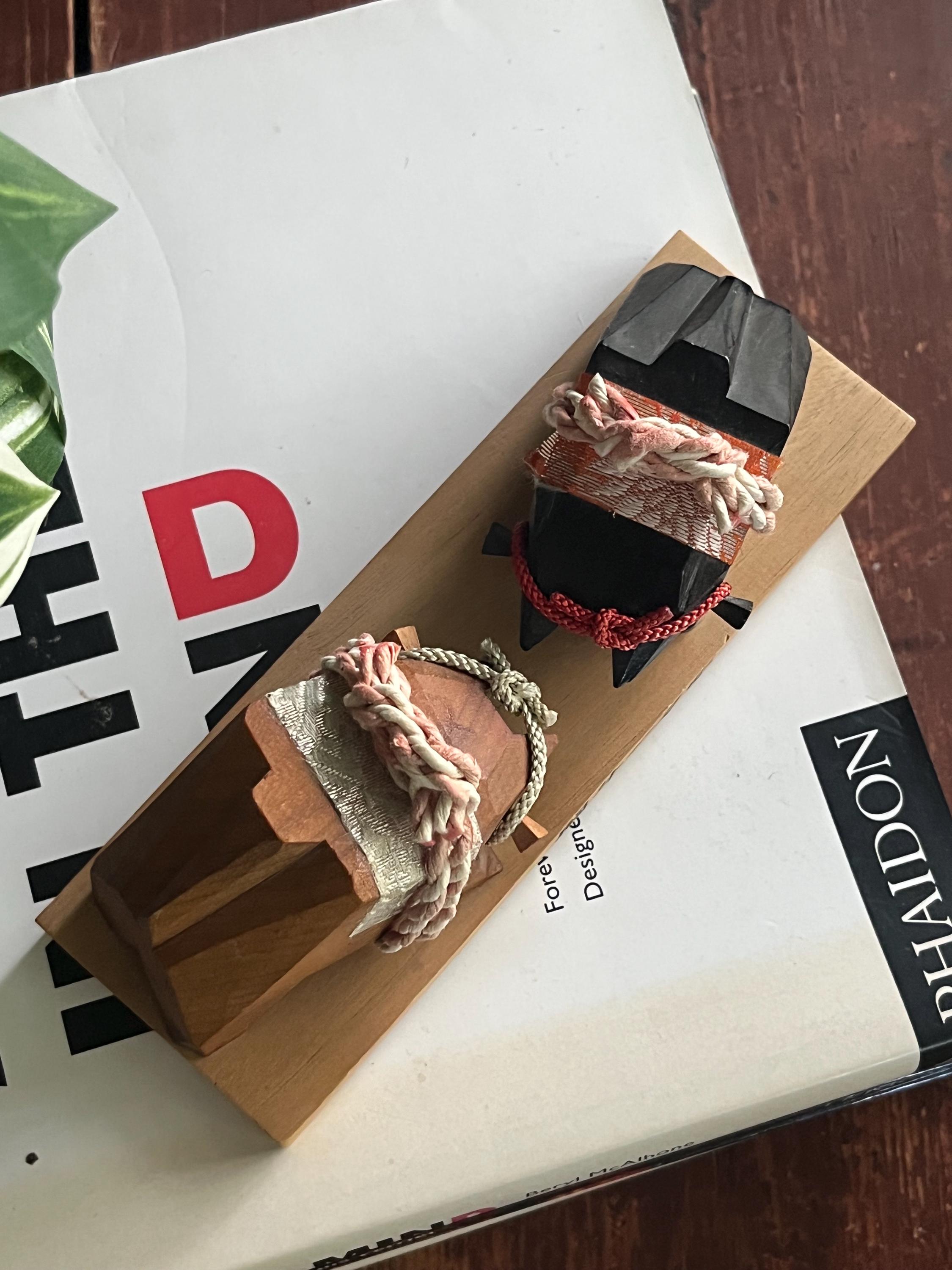 木彫りの闘牛の雄牛一対、日本の一刀彫 - Etsy 日本
