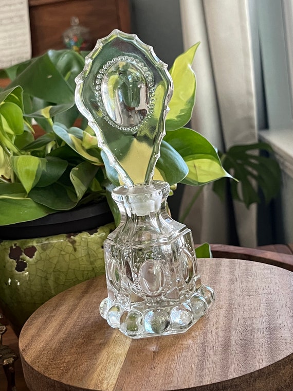 LE Smith Beaded Medallion Pattern Pressed Glass P… - image 6