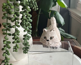 ヴィンテージ アルテサニア リンコナダ 三毛猫の置物 ウルグアイ製