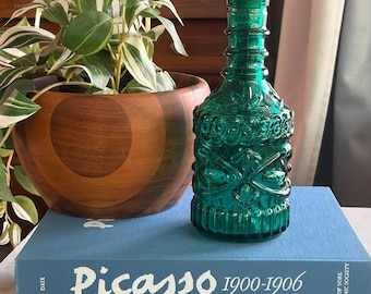 Smaragdgrüne Vintage Jim Beam Karaffe