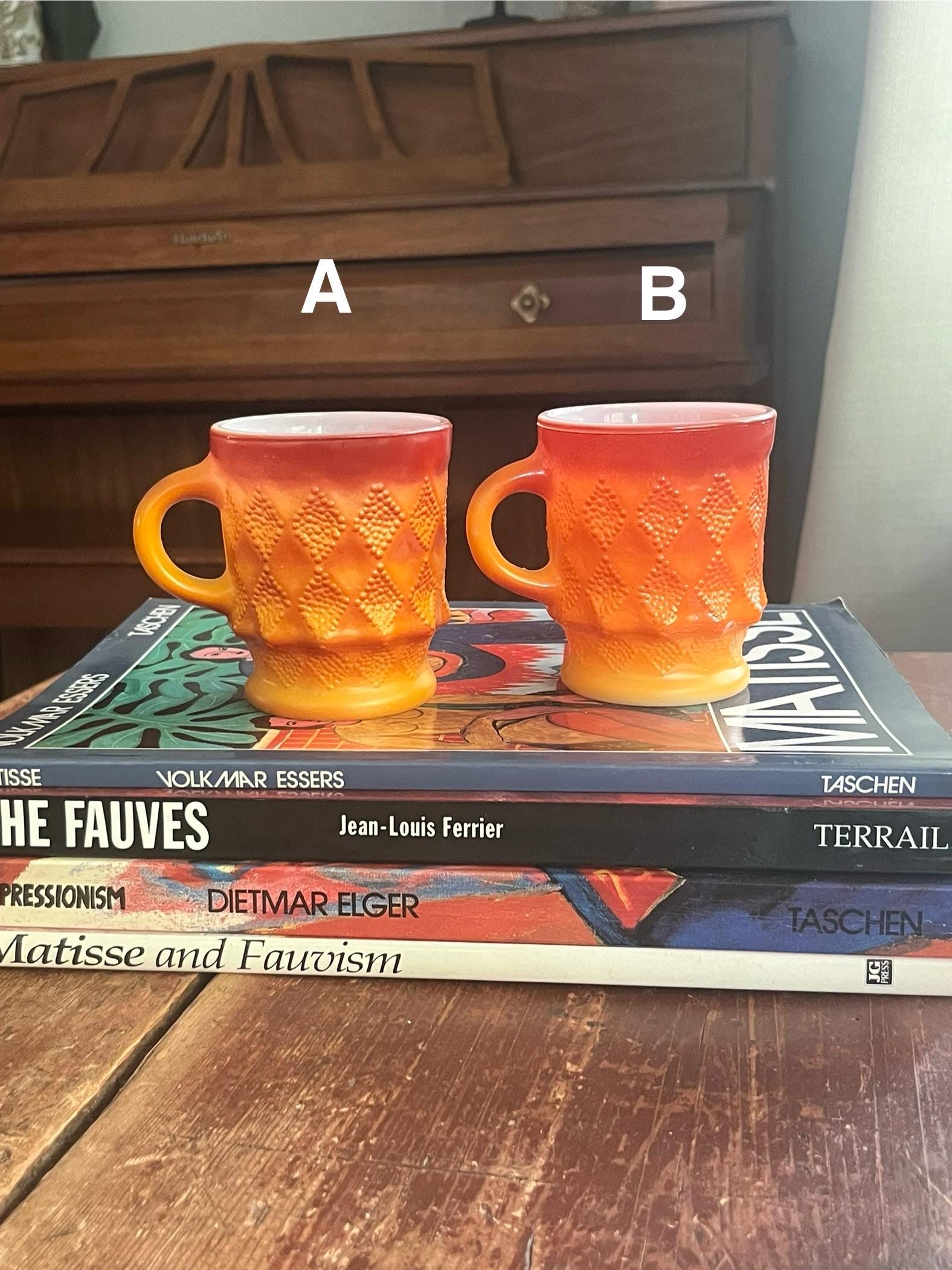 Fire king orange - Etsy 日本