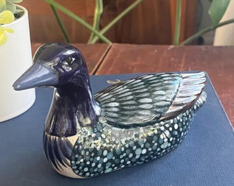 メキシコ陶器のアヒルの絵付け、署名入り - Etsy 日本
