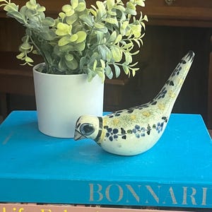 Tonala Pottery Bird, handmade in Mexico