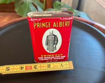 prince albert chewing tobacco Tin (Prince Tobacco) - Front - Jim Rock Historic Can Collection Five Redman Chewing Tobacco Tin