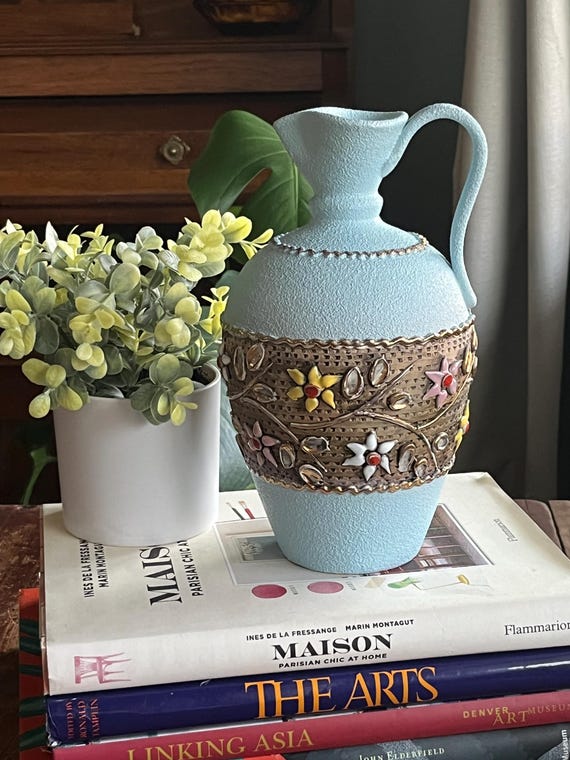 Fratelli Fanciullacci Pottery Italy Pitcher/vase Made for Elbee