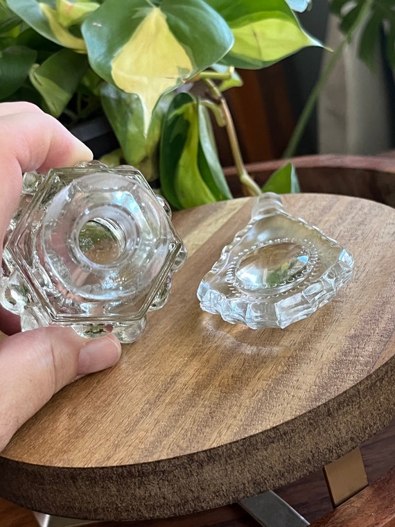 LE Smith Beaded Medallion Pattern Pressed Glass P… - image 5