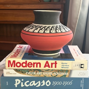 Ute Mountain Pottery Pot, by Donna Bancroft, signed