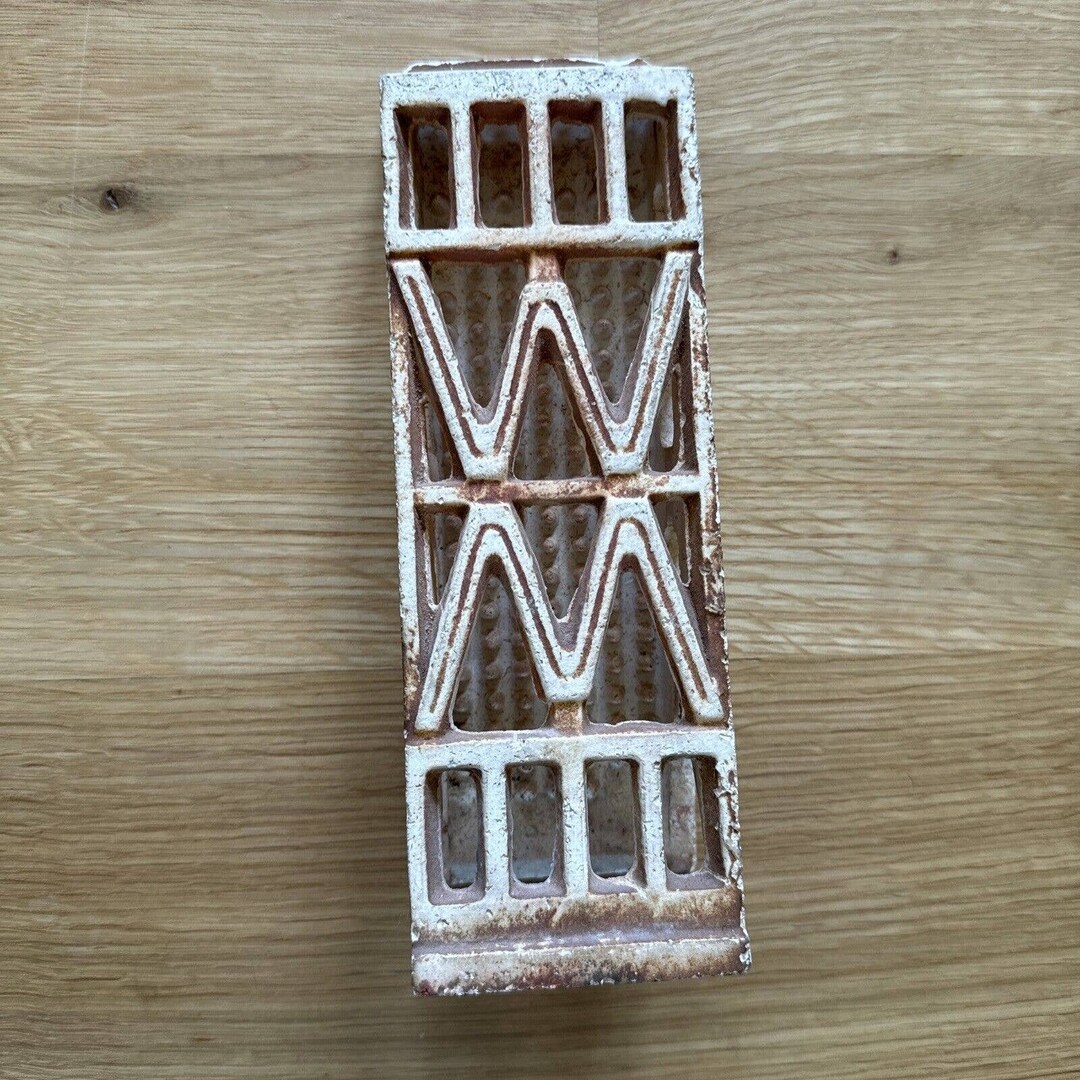 Vintage Radiant Gas Heater Ceramic Grate Insert Brick Art Deco Etsy