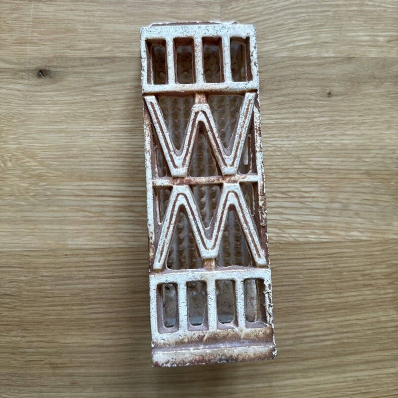 Vintage Radiant Gas Heater Ceramic Grate Insert Brick Art Deco Etsy