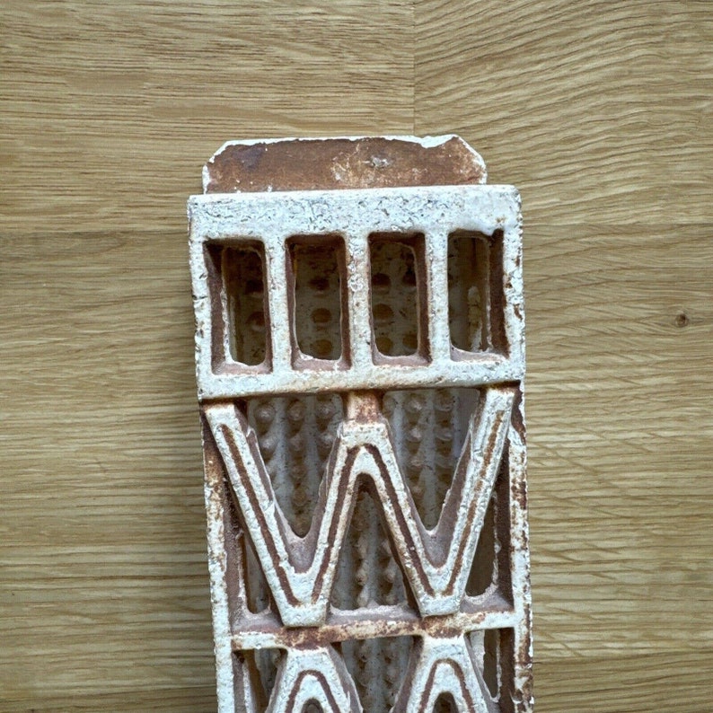 Vintage Radiant Gas Heater Ceramic Grate Insert Brick Art Deco Etsy